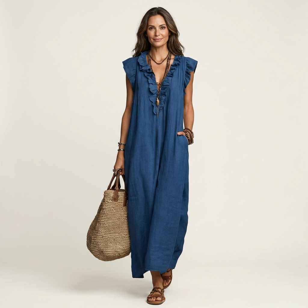 Josette | Robe Maxi en Lin