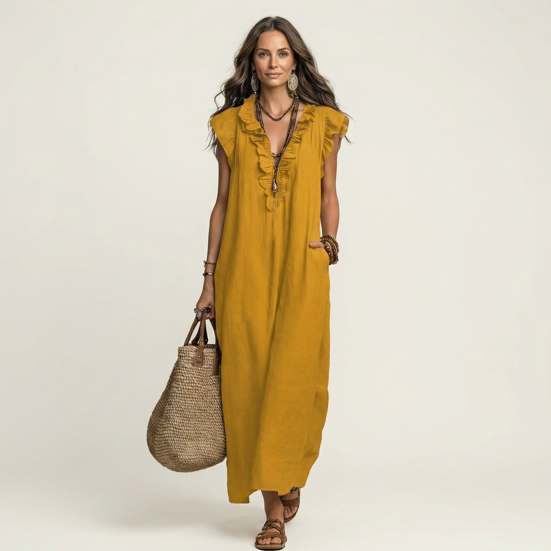 Josette | Robe Maxi en Lin