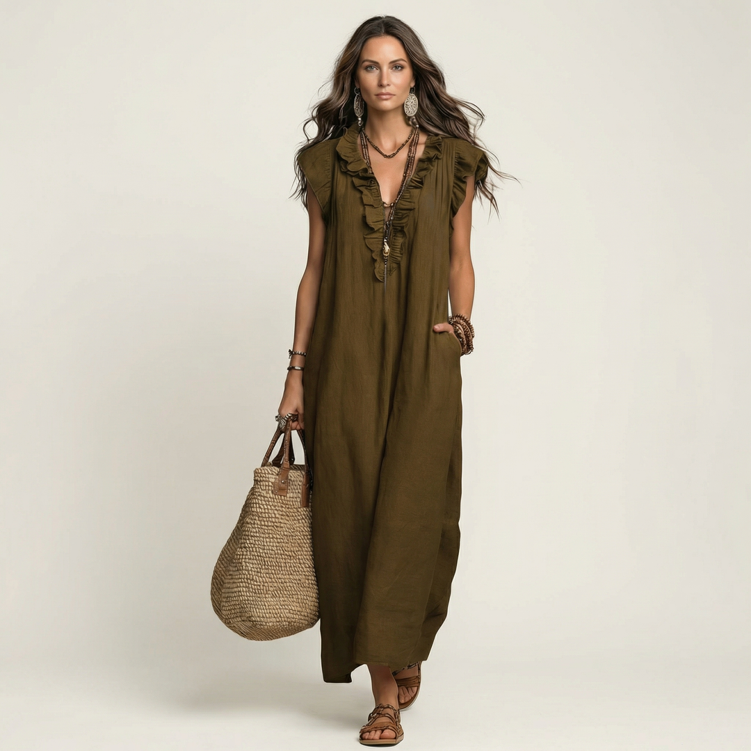 Josette | Robe Maxi en Lin