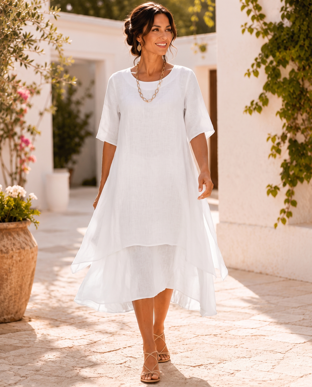 Isilde | Robe Maxi Élégante et Confortable