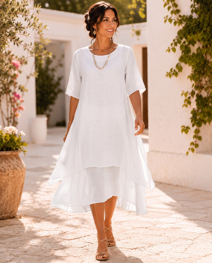Isilde | Robe Maxi Élégante et Confortable