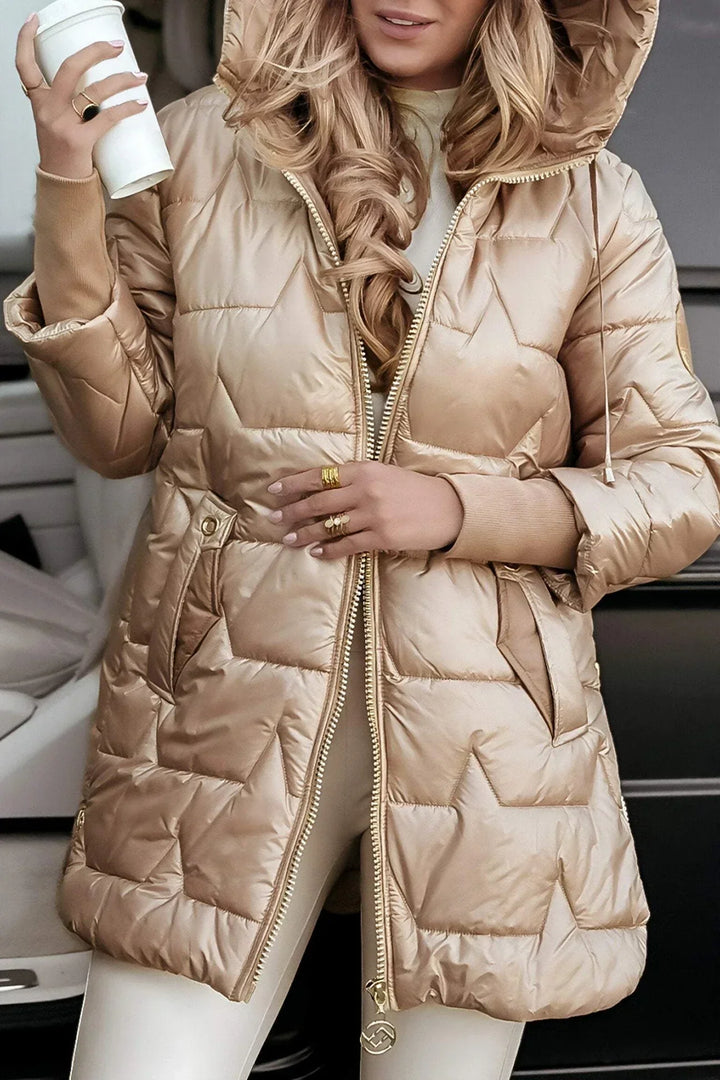 Wilma | Elegant Winter Coat with Hood and Padding