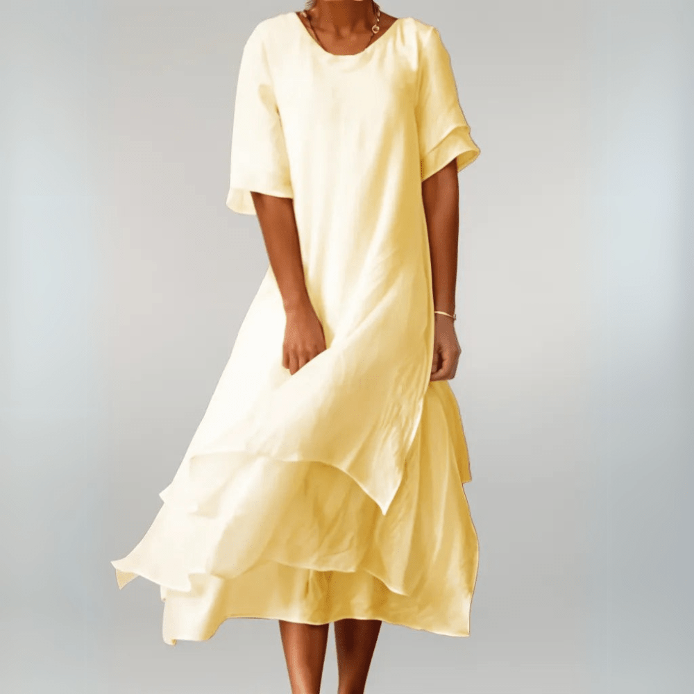 Robe Maxi Isilde – Élégante, Confortable & Flatteuse pour Toutes les Silhouettes