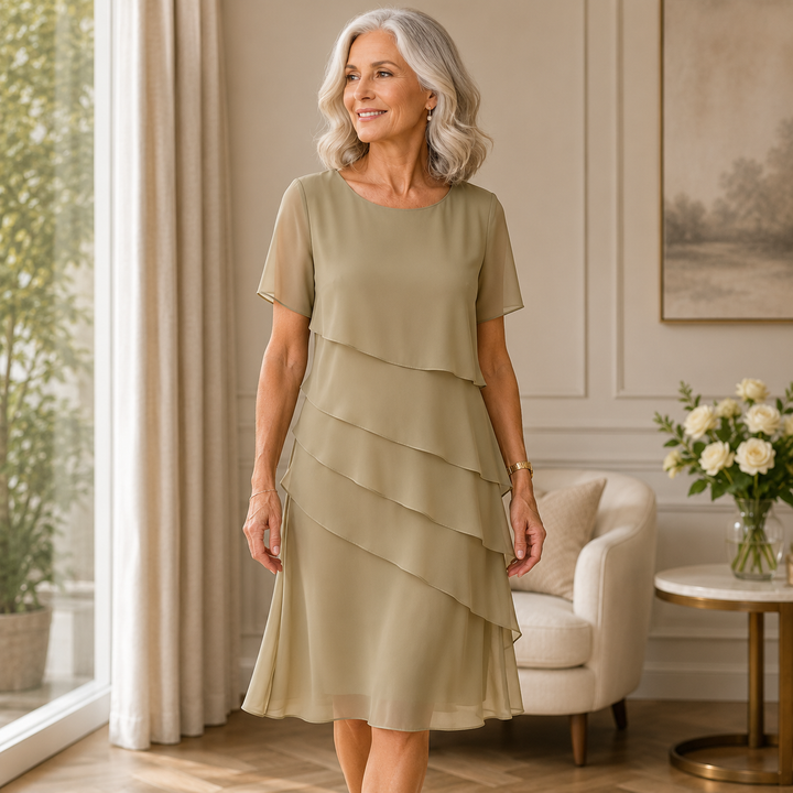 Linda | Robe à volants Élégante et Confortable