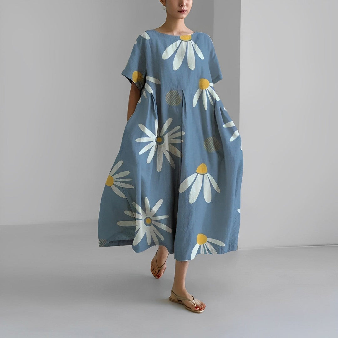 CÉLESTINE | Robe Fleur Bohémienne pour un Style Naturel et Romantique