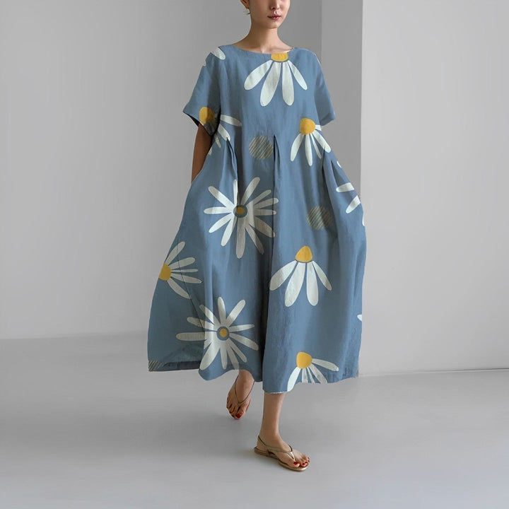 CÉLESTINE | Robe Fleur Bohémienne pour un Style Naturel et Romantique